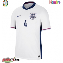 Camiseta Inglaterra Declan Rice #4 Primera Equipación Eurocopa 2024 manga corta